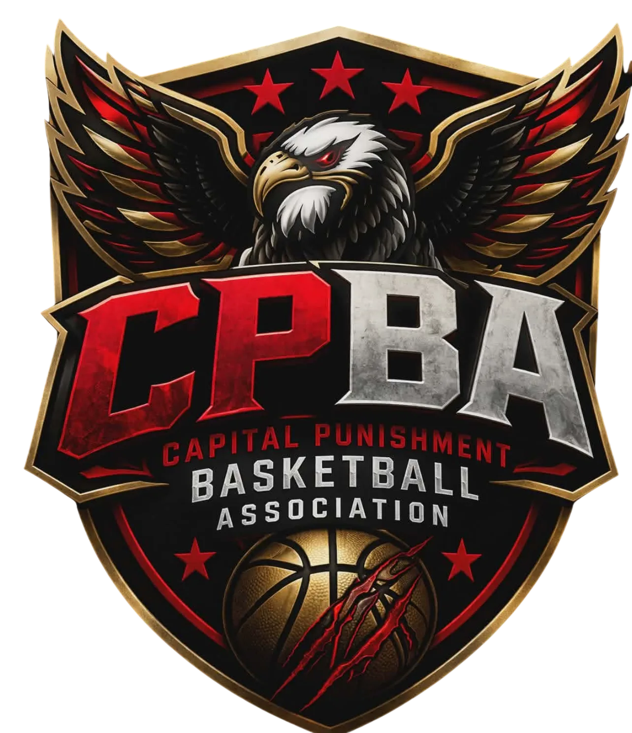 Capital Punishment Basketball Association (CPBA) logo
